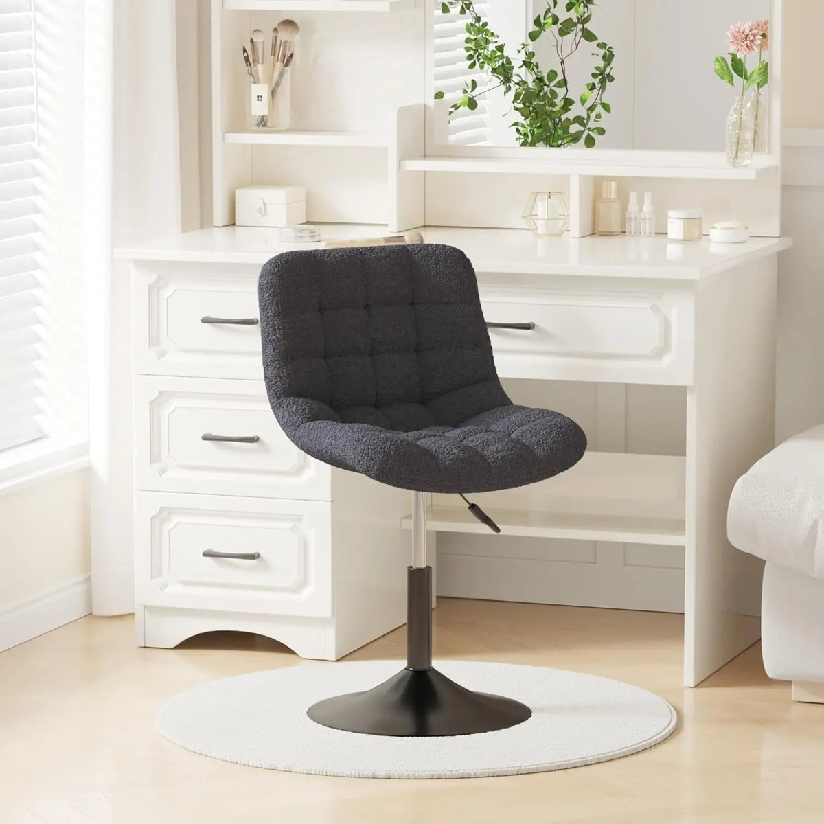 Chaise Câline — bouclette, pivotante et réglable en hauteur – vue 4