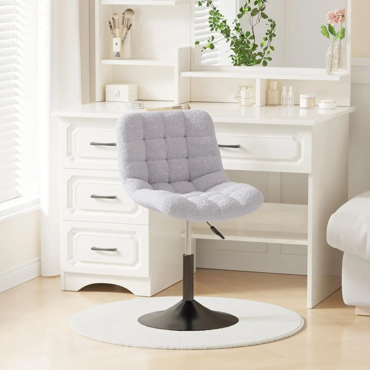 Chaise Câline — bouclette, pivotante et réglable en hauteur – vue 3